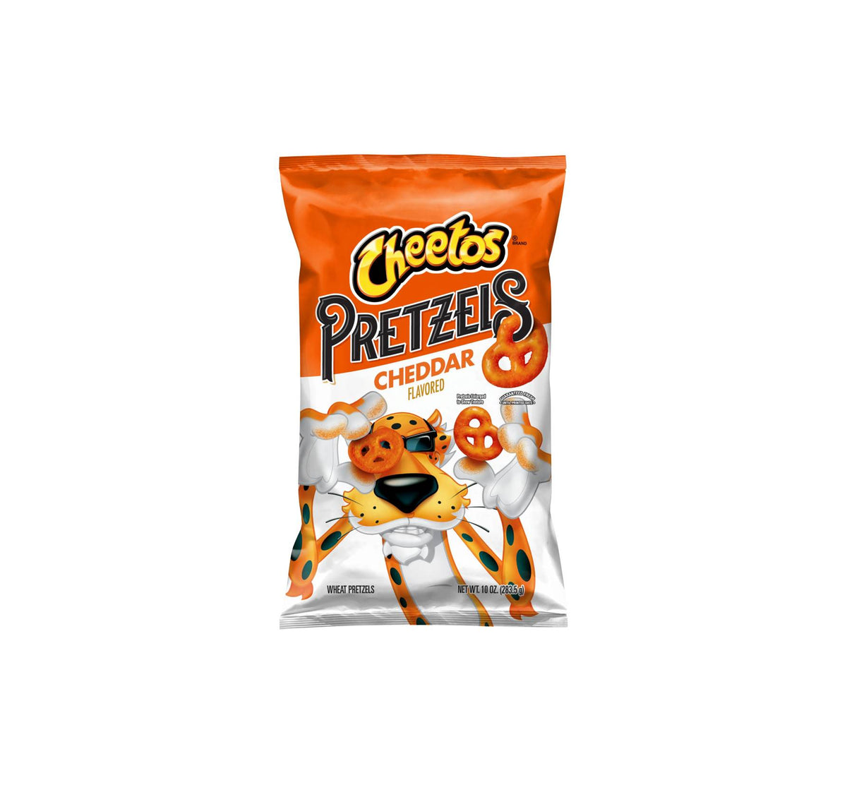 Cheetos Pretzels Cheddar Flavored Pretzel Snack Chips 283.5g La