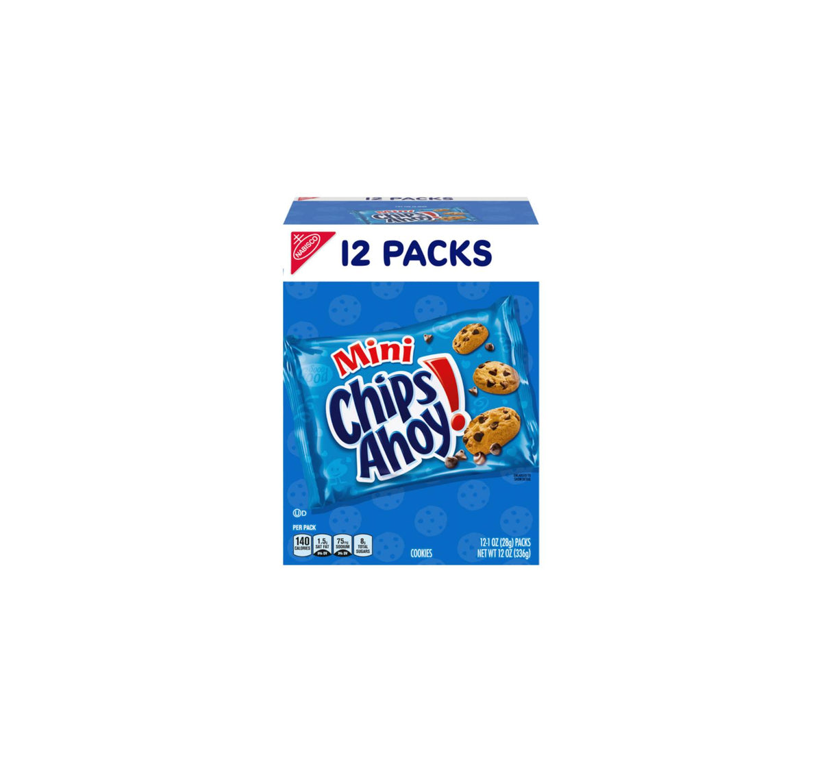 Chips Ahoy Original Chocolate Chip Cookies Mini Snack Pack 12 Pack