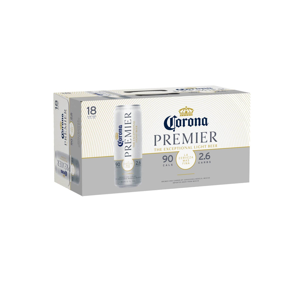 Corona Premier Mexican Lager Import Light Beer - 18 Pack – La