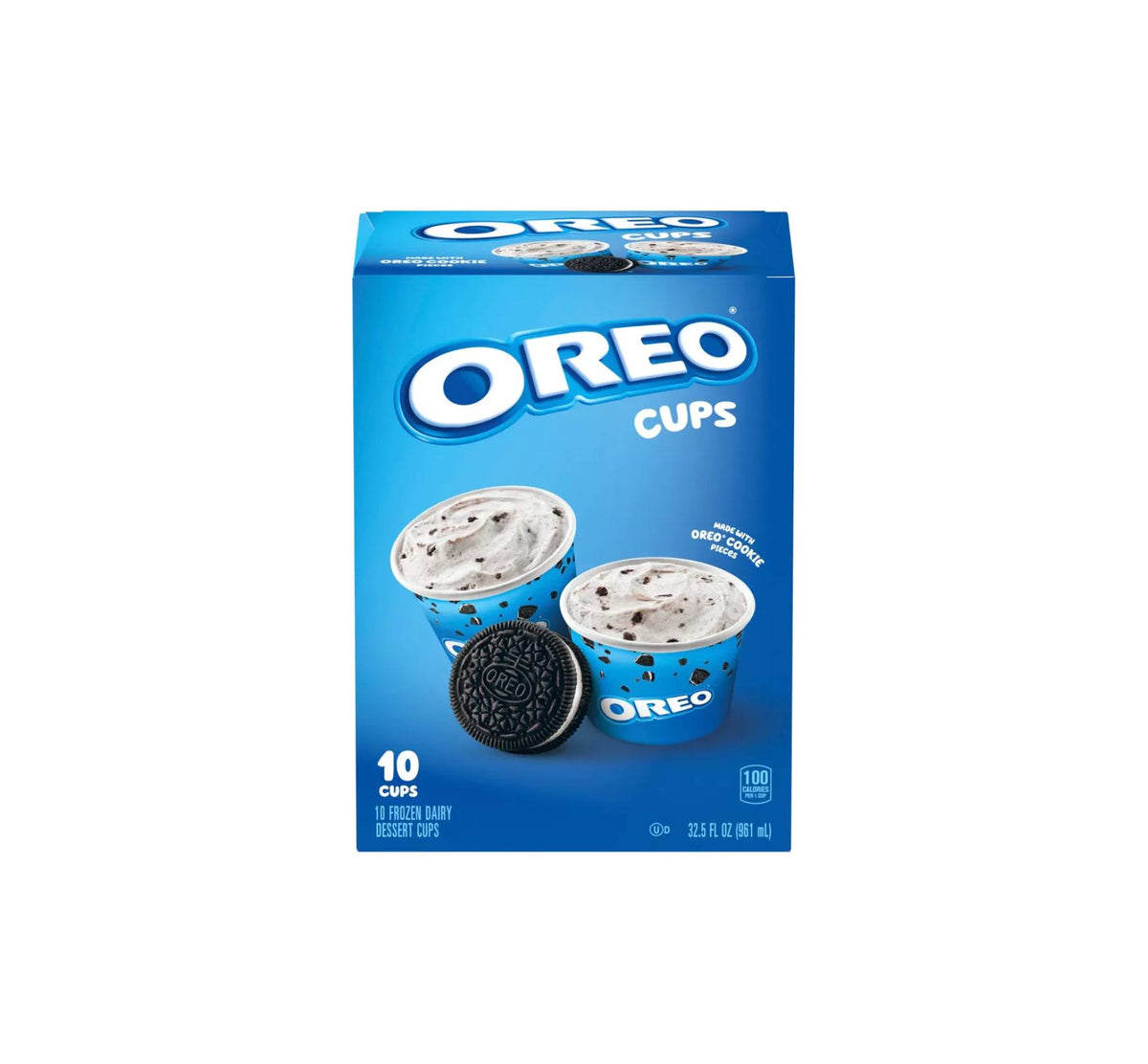 Oreo Frozen Dairy Dessert Ice Cream Dessert Cups 10 Pack 961ml La Casita Delicatessen 3738