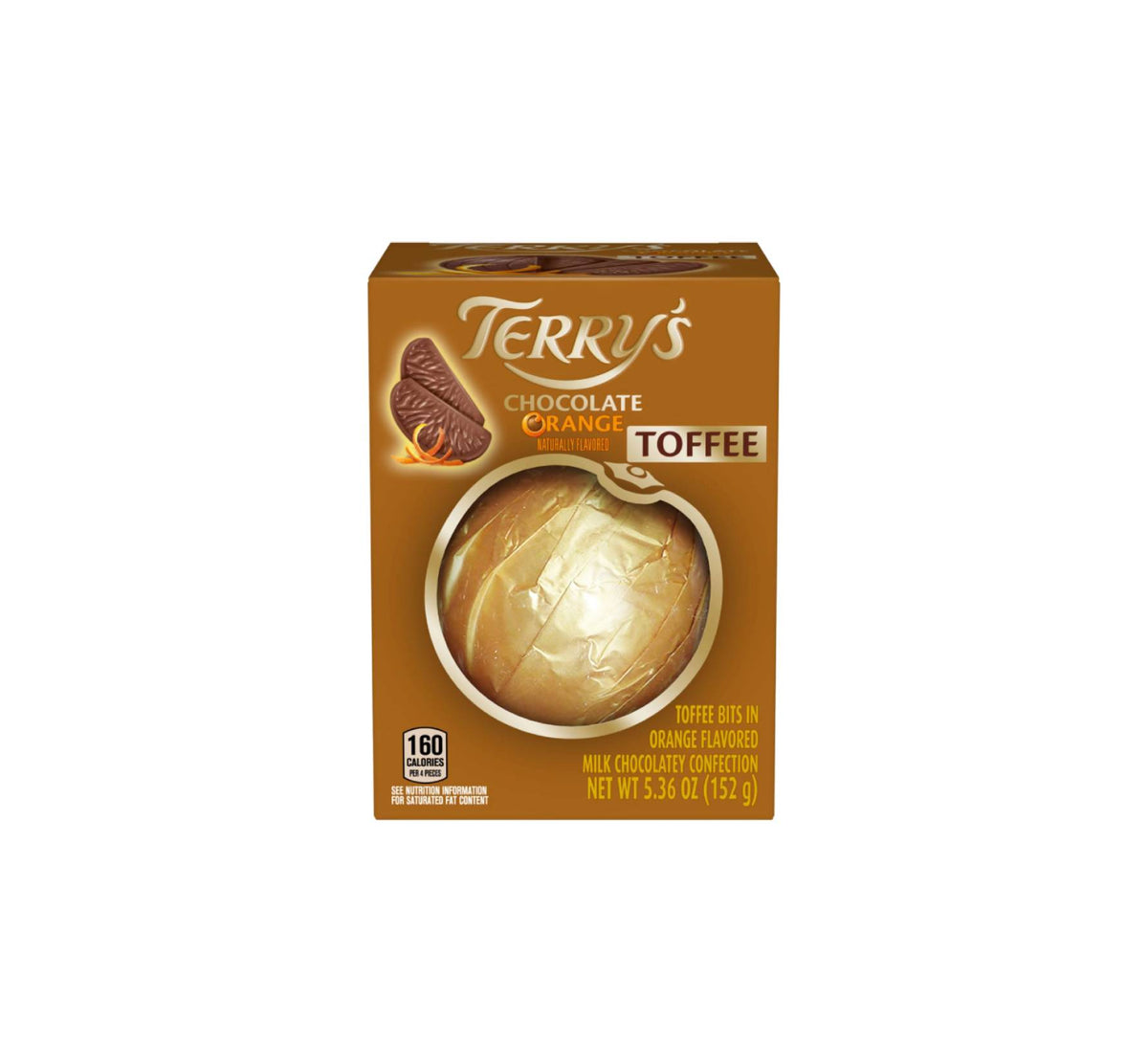 Terry's Chocolate Orange Flavored Toffee Milk Chocolate Confection 152