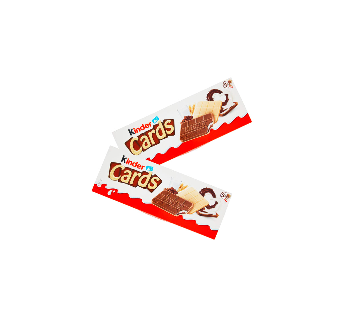 Milk Chocolate Kinder Cards 5 pack 128g x2 256g La Casita Delicatessen