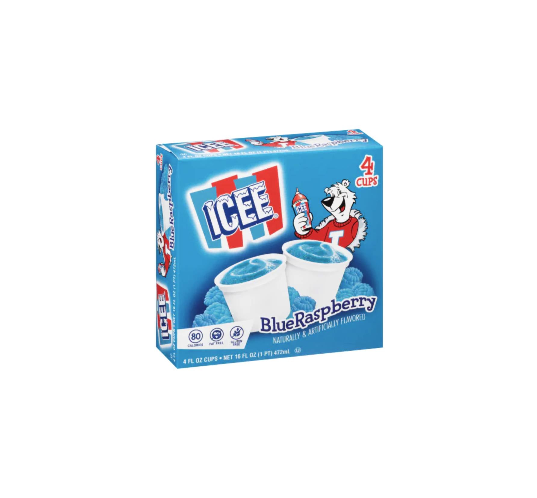 ICEE Blue Raspberry Flavor Freeze - 4 Pack 472ml – La Casita Delicatessen