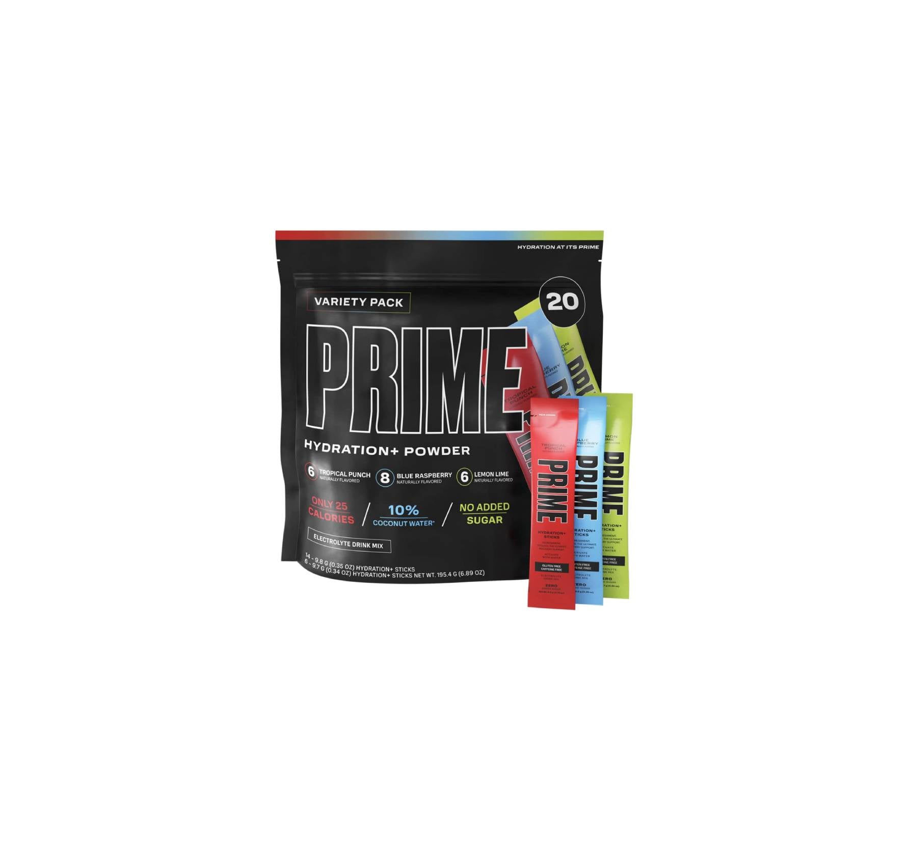 Prime Hydration + Electrolyte Powder Mix Sticks Variety Pack 195.4g ...