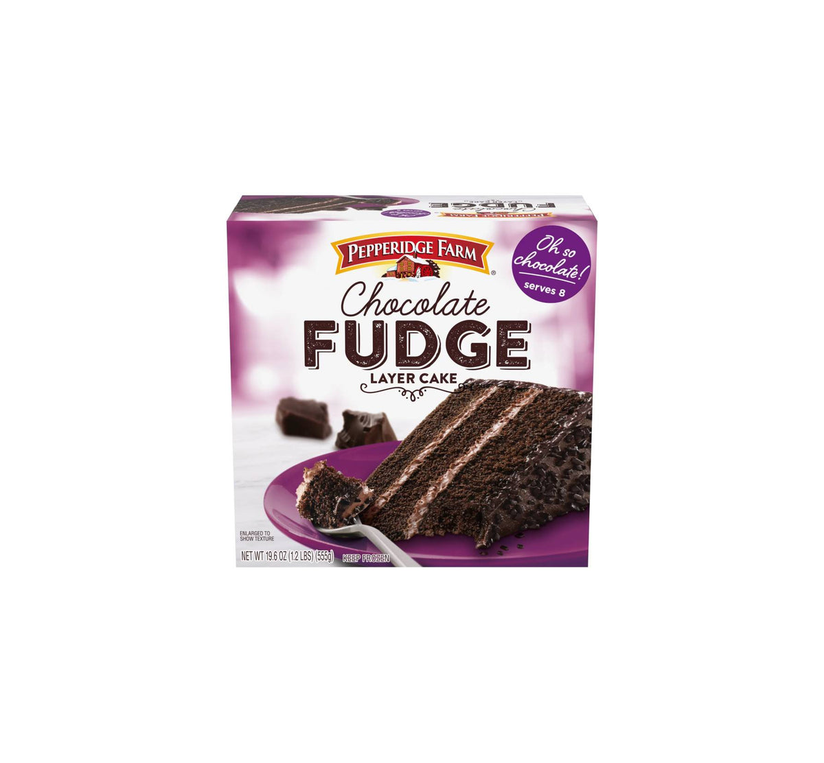 Pepperidge Farm Frozen Chocolate Fudge Layer Cake 555g La Casita Delicatessen