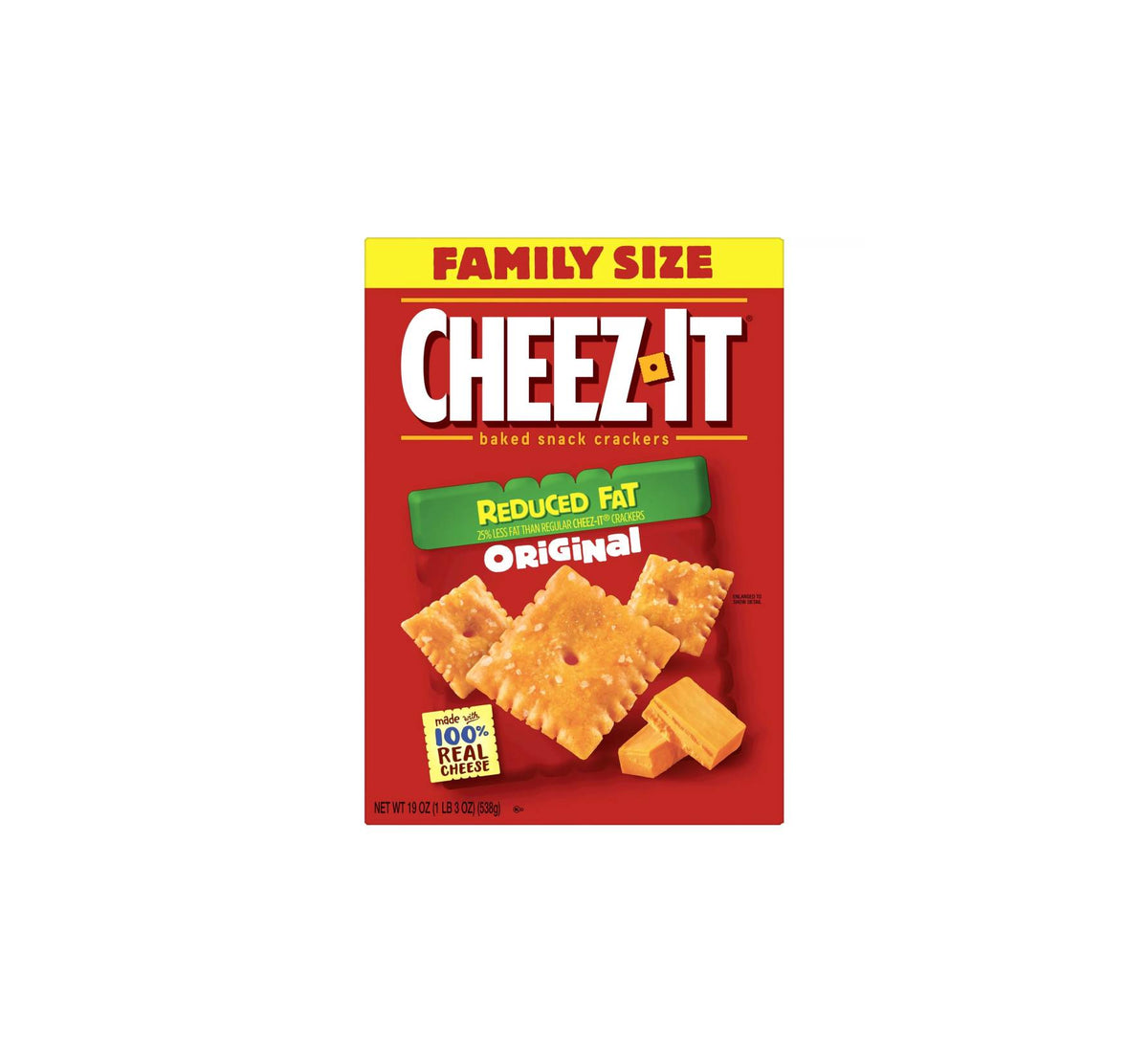 Cheez-it Original Baked Reduced Fat Snack Crackers 538g – La Casita ...