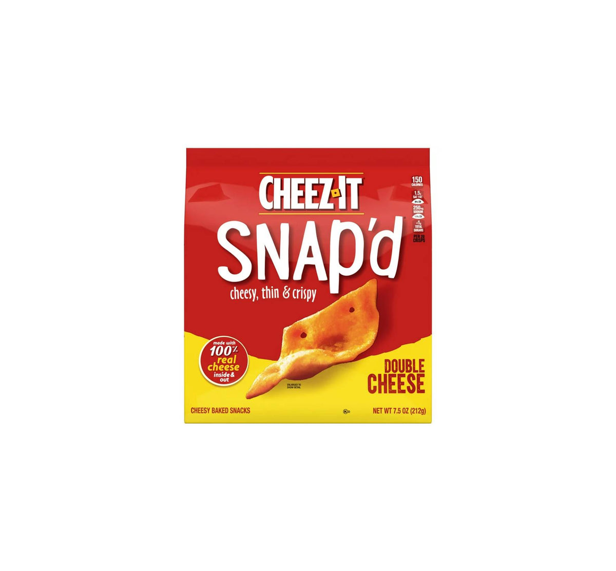 CheezIt Snap'd Cheddar Double Cheese Cracker Chips 212g La Casita Delicatessen
