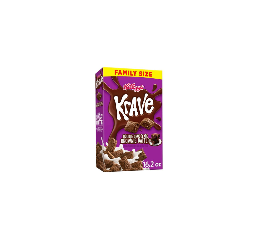 Kellogg's Krave Brownie Batter Cold Breakfast Cereal 459g La Casita Delicatessen