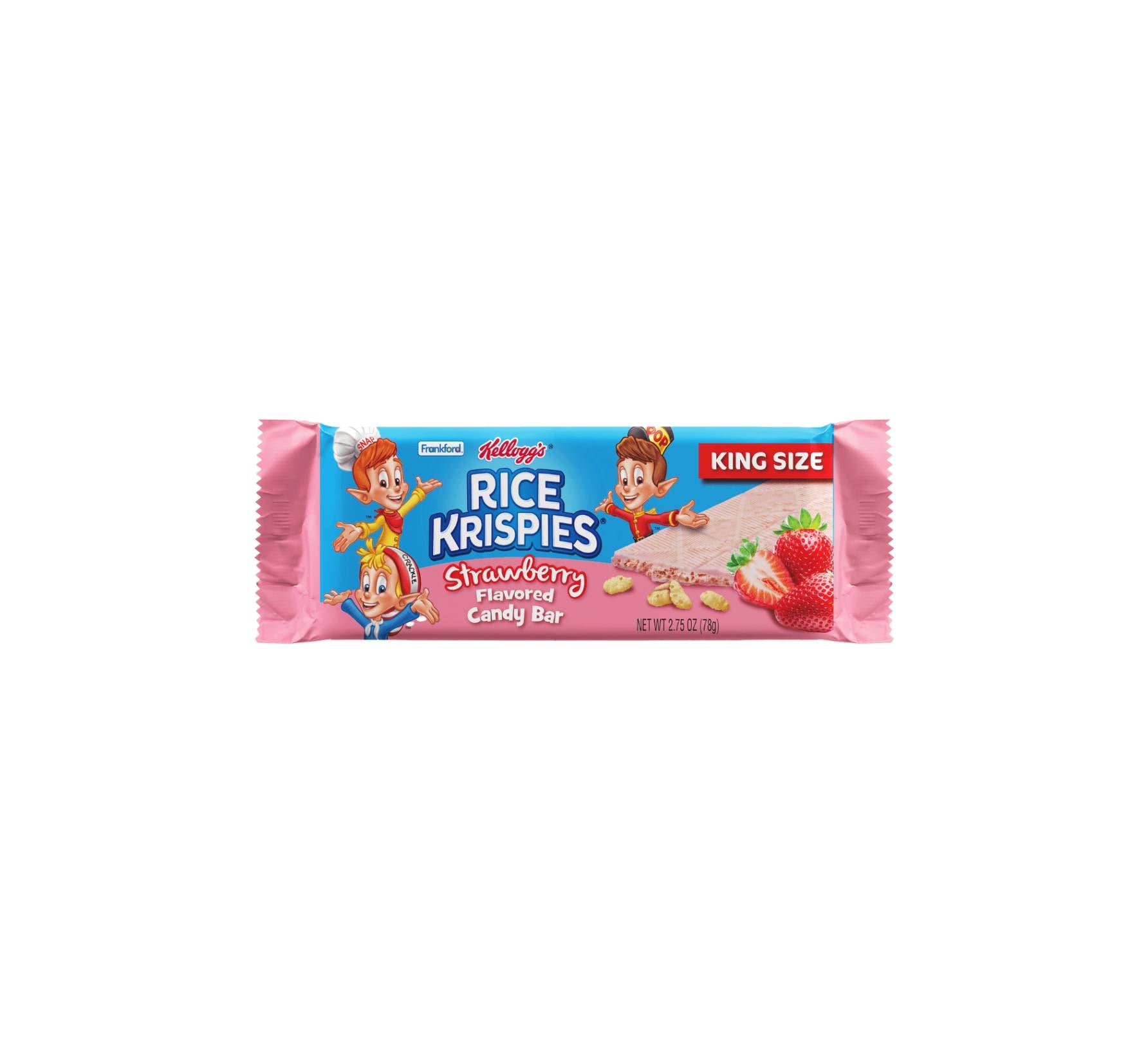 Rice Krispies Strawberry Flavored Candy Bar - King Size 78g – La Casita ...
