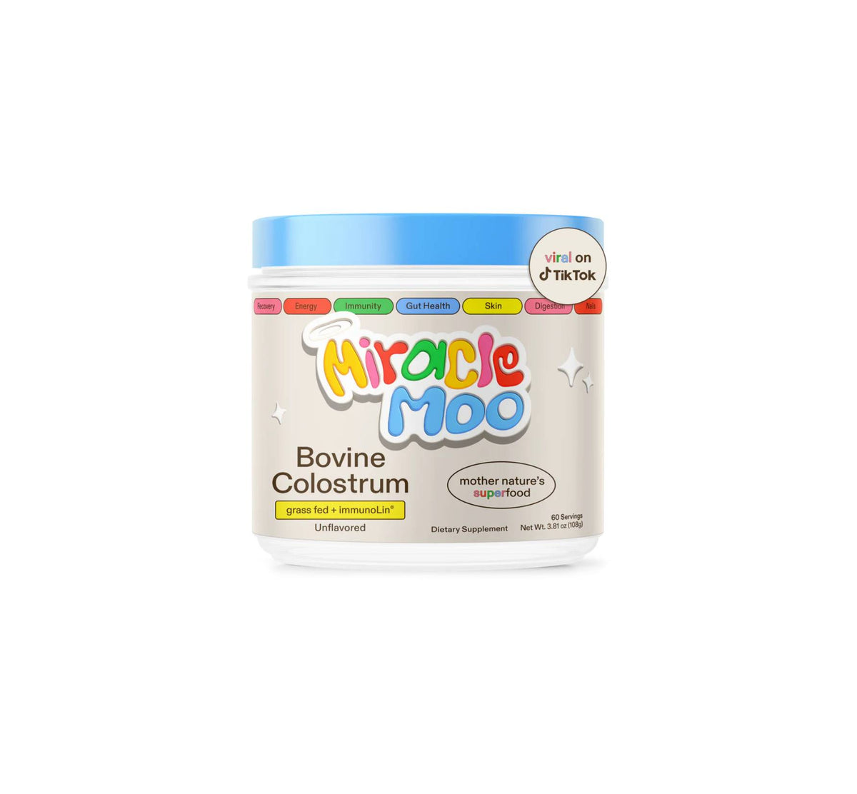 Miracle Moo Colostrum Unflavored Powder 108g – La Casita Delicatessen