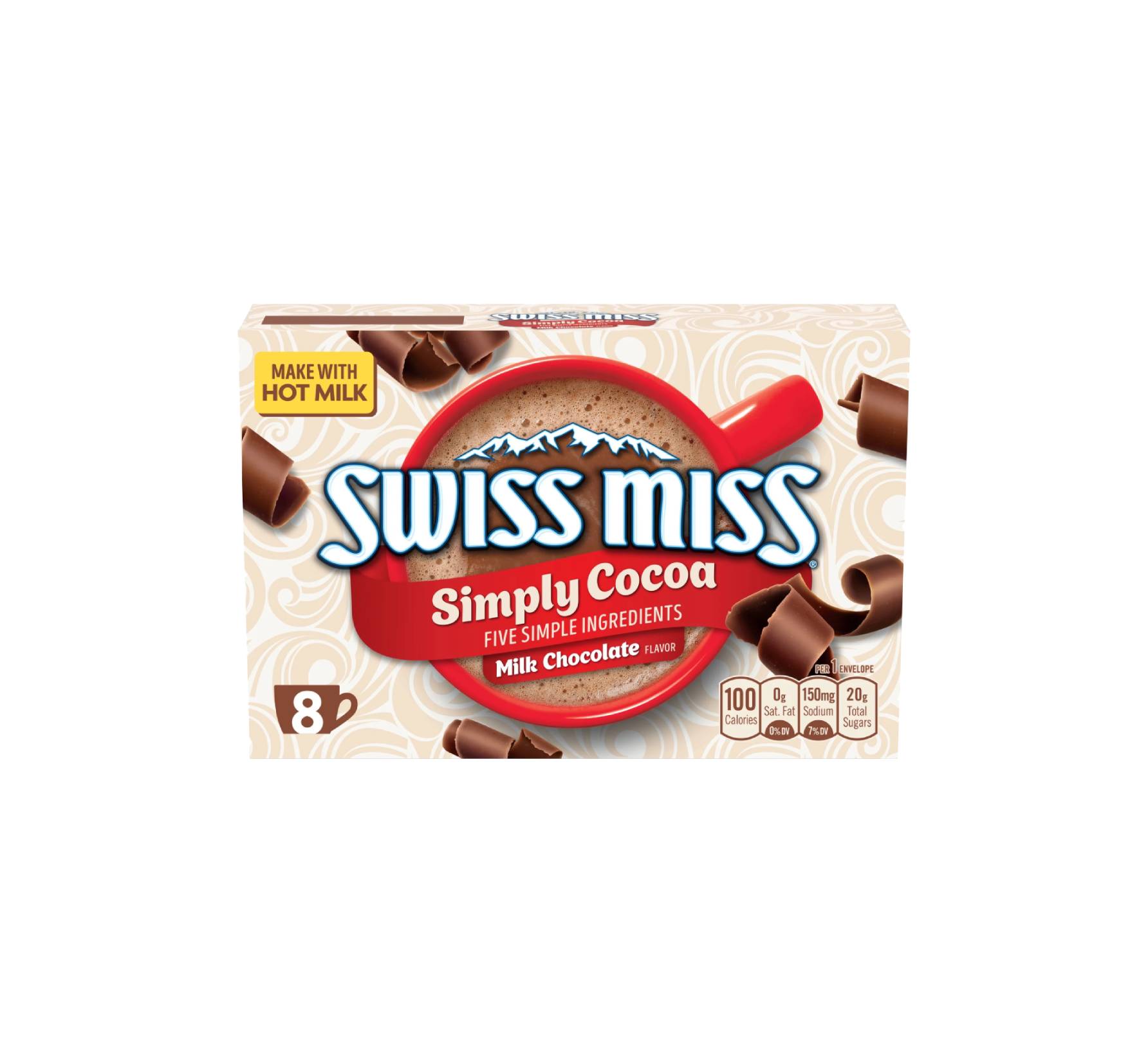 Swiss Miss Simply Cocoa Milk Chocolate Flavored Hot Cocoa Mix 193g – La ...