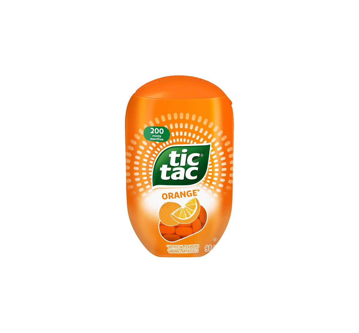 4-Pack Tic Tac Orange Mints, Huge Edition 49g Each, Fresh Expiry 07/25