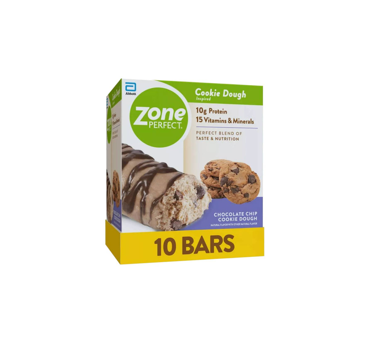 ZonePerfect Protein Bar Chocolate Chip Cookie Dough 10 Pack 450g La Casita Delicatessen