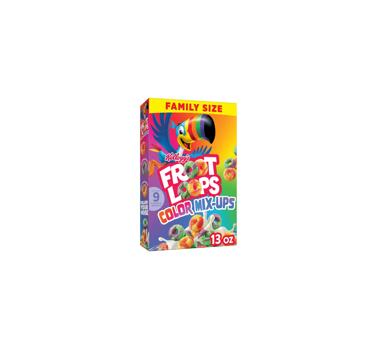 Froot Loops Color Mixups Breakfast Cereal Original - Family Size 368g ...