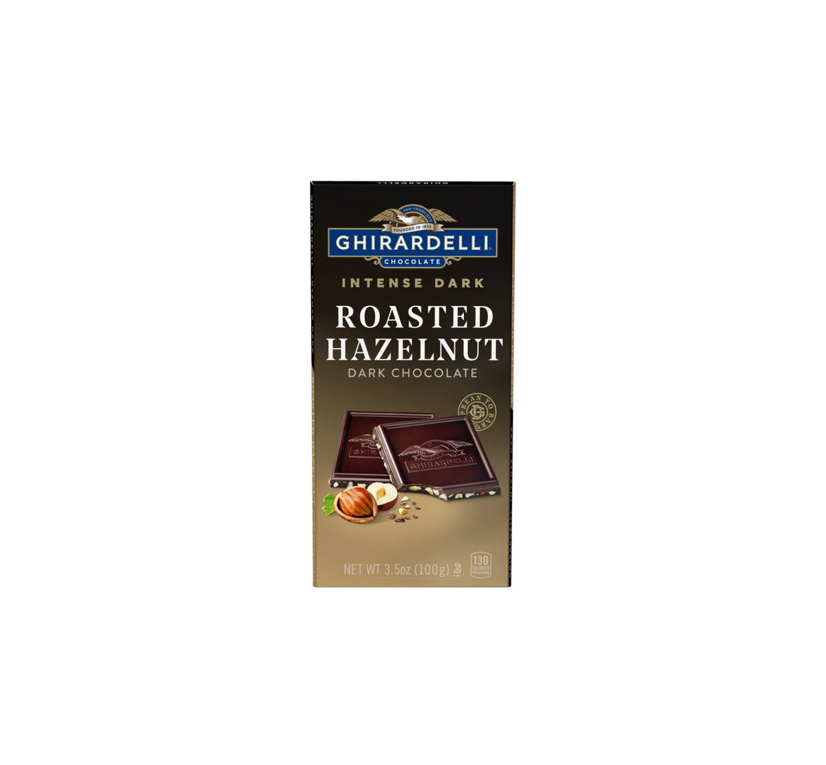 Ghirardelli Intense Dark Chocolate Hazelnut 100g La Casita Delicatessen